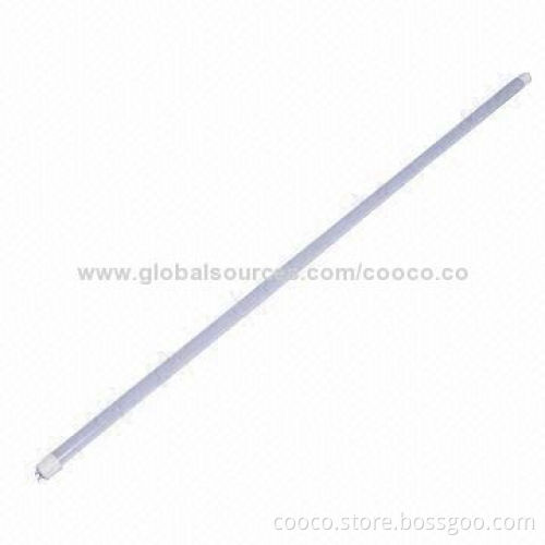 9W T8 LED Warm White Tube, >110lm/W High-efficiency, 90 Degrees Rotatable Lamp Base, CE/RoHS Mark